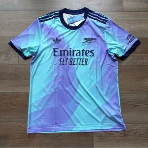 Men’s Size XL Adidas Arsenal Kit Jersey Purple/Blue IZ0114
